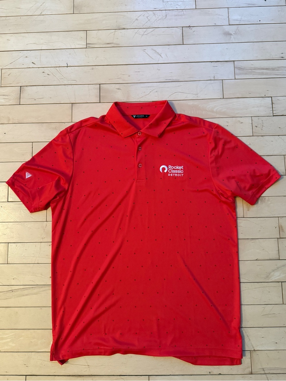 Limited Edition Men's Levelwear Tour Logo Polo (Rocket Mortgage Classic - Sz: L)